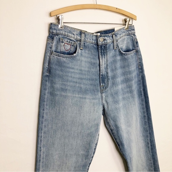 7 for all mankind, easy, slim, straight leg, high rise, jeans - Picture 4 of 13